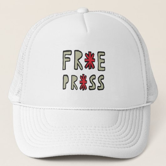 Free Press Truckerkappe (Vorderseite)