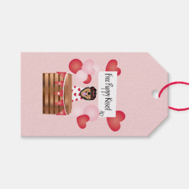 Free Puppy Kisses Valentine Dog Geschenkanhänger