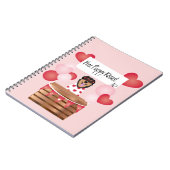 Free Puppy Kisses Valentine Dog Notizblock (Linke Seite)