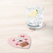 Free Puppy Kisses Valentine Dog Red Untersetzer (Vor Ort)