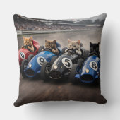 Free racing kittens pillow kissen (Rückseite)