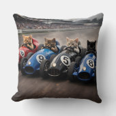 Free racing kittens pillow kissen (Vorderseite)