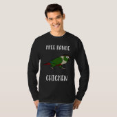 Free Range Chicken Green Cheeked Conure Parrot Bir T-Shirt (Vorne ganz)