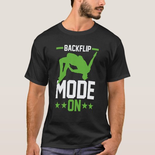 Free Running Traceur Parkour Jumper Backflip Mode T-Shirt (Vorderseite)
