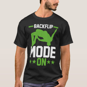Free Running Traceur Parkour Jumper Backflip-Modus T-Shirt