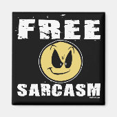 Free Sarcasm Magnet (Vorne)