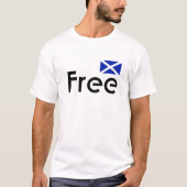 Free Scotland Flag T - Shirt (Vorderseite)