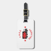 Free Shipping Delivery Truck Gepäckanhänger (Vorderseite vertikal)