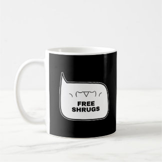 FREE SHRUGS Funny Kaomoji Japanische Emoticons 2 Kaffeetasse