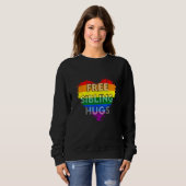 Free Sibling Hugs Gay Pride LGTB 1 Sweatshirt (Vorne ganz)