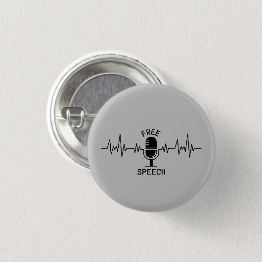 Free Speech EKG Button (Vorne & Hinten)