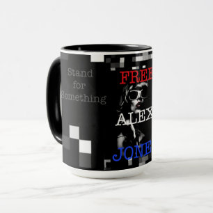 Free Speech - Free Alex Jones 15oz Tasse