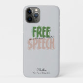 Free Speech Is a Human Right Case-Mate iPhone Hülle (Rückseite)