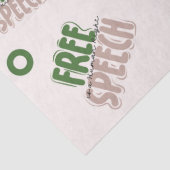 Free Speech Is a Human Right Seidenpapier (Detail)