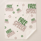 Free Speech Is a Human Right Sherpadecke (Vorderseite)