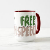 Free Speech Is a Human Right Tasse (VorderseiteRechts)