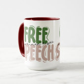Free Speech Is a Human Right Tasse (Vorderseite Links)