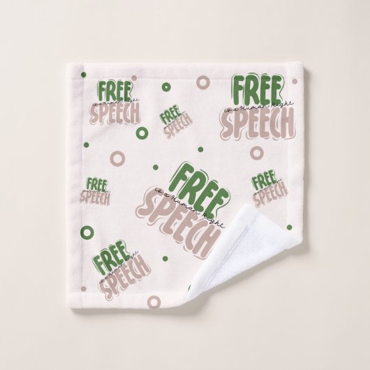 Free Speech Is a Human Right Waschlappen (Waschlappen)