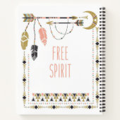 Free Spirit-Boho Notizblock (Rückseite)