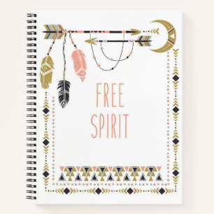 Free Spirit-Boho Notizblock