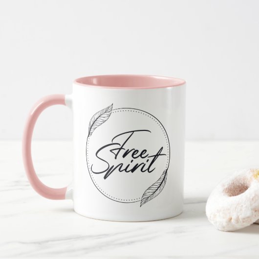 Free Spirit Boho Style Yoga Tasse (Mit Donut)