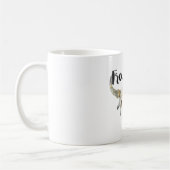 Free Spirit Bull Head mit Federn Kaffeetasse (Links)