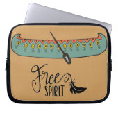 Free Spirit Canoe Laptopschutzhülle (Vorderseite)
