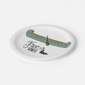 Free Spirit Canoe Pappteller (Schrägansicht)