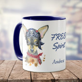 Free Spirit Chihuahua Dog Personalisiert Tasse