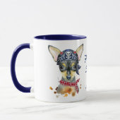 Free Spirit Chihuahua Dog Personalisiert Tasse (Links)