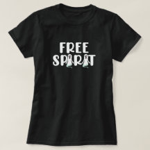 Free Spirit Halloween Ghost T - Shirt