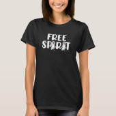 Free Spirit Halloween Ghost T - Shirt (Vorderseite)