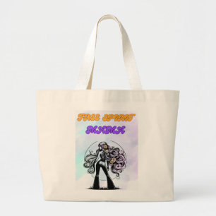 Free Spirit Mama: Eure innere Blume erobern Jumbo Stoffbeutel