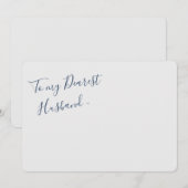 Free Spirit Modern Note Card Mitteilungskarte (Vorne/Hinten)