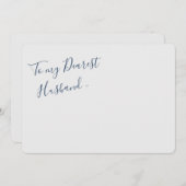 Free Spirit Modern Note Card Mitteilungskarte (Vorne/Hinten)