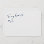 Free Spirit Modern Note Card Mitteilungskarte (Vorne/Hinten)