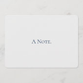 Free Spirit Modern Note Card Mitteilungskarte (Rückseite)