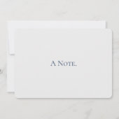 Free Spirit Modern Note Card Mitteilungskarte (Rückseite)