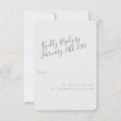 Free Spirit Modern RSVP Card (Vorderseite)