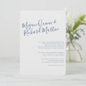 Free Spirit Modern Wedding Einladung (Stehend Vorderseite)