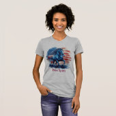 Free Spirit Patriotic Horse T-Shirt (Vorne ganz)