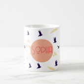 Free Spirit Personalisiert Bird Tasse (Mittel)