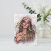 Free Spirit Postcard Postkarte (Stehend Vorderseite)