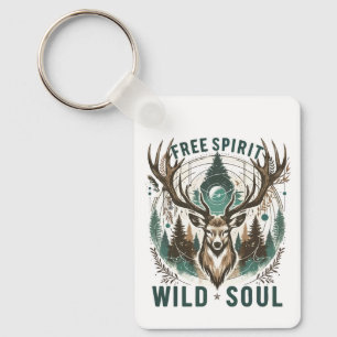 Free Spirit - Wilder Soul Stag Schlüsselanhänger