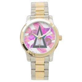 Free Spirited Flamingo Pnk Feathers eWatch Watch Armbanduhr