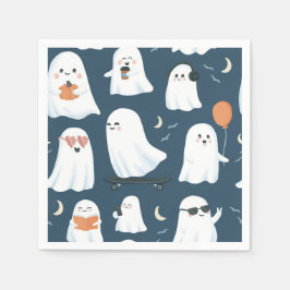 Free Spirits Ghost Paper Napkins - Halloween-Dekor Serviette