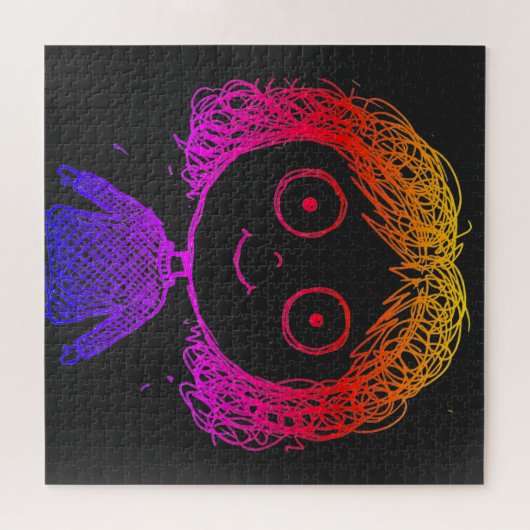 Free-Style Character Color Gradient Puzzle (Horizontal)