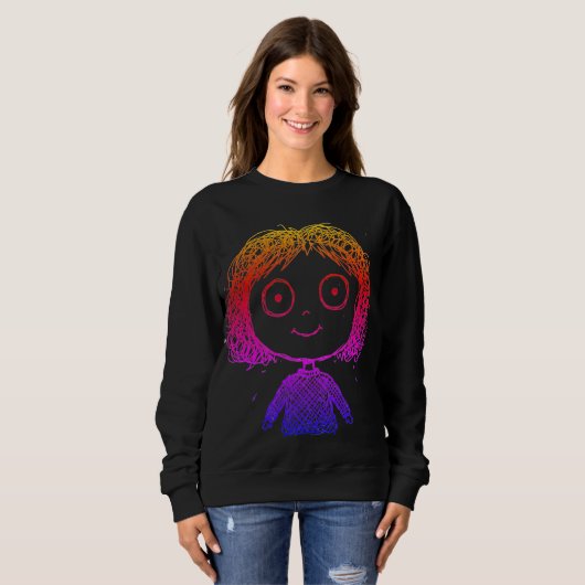 Free-Style Character - Color Gradient Sweatshirt (Vorne ganz)