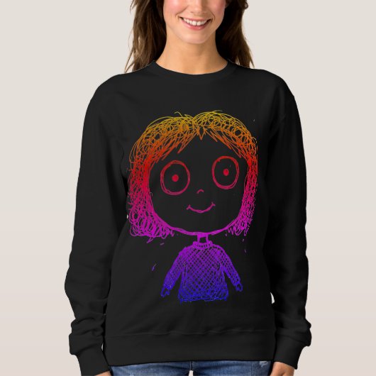 Free-Style Character - Color Gradient Sweatshirt (Vorderseite)