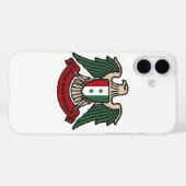Free Syria Eagle Classic Case-Mate iPhone Hülle (Rückseite (Horizontal))